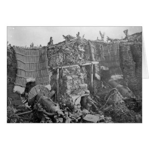A Two Gun Battery during the Crimean War, c.1855