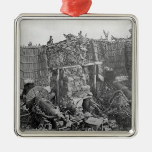 A Two Gun Battery during the Crimean War, c.1855 Metal Tree Decoration