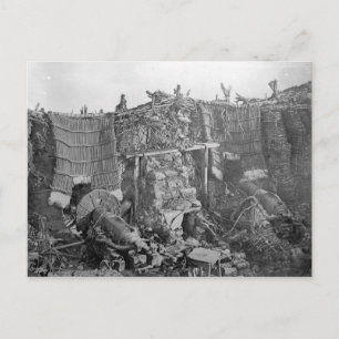 A Two Gun Battery during the Crimean War, c.1855 Postcard