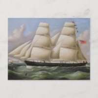 A Two Masted Schooner off Dover (oil on canvas)