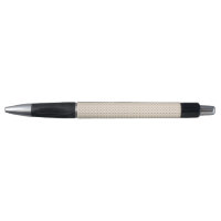 A two-panel image showing a pen with a silver tip