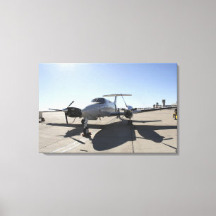 A UC-12F King Air aircraft Canvas Print