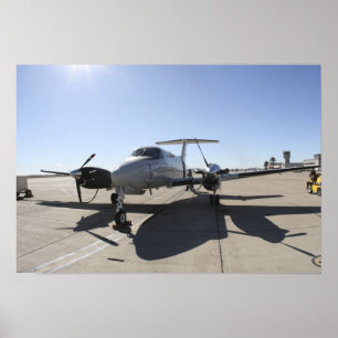 A  UC-12F King Air aircraft Poster