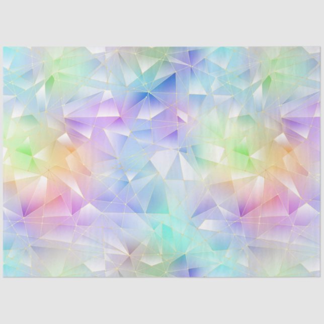 A Unicorn Crystal Series Design 1 Tissue Paper (Front)