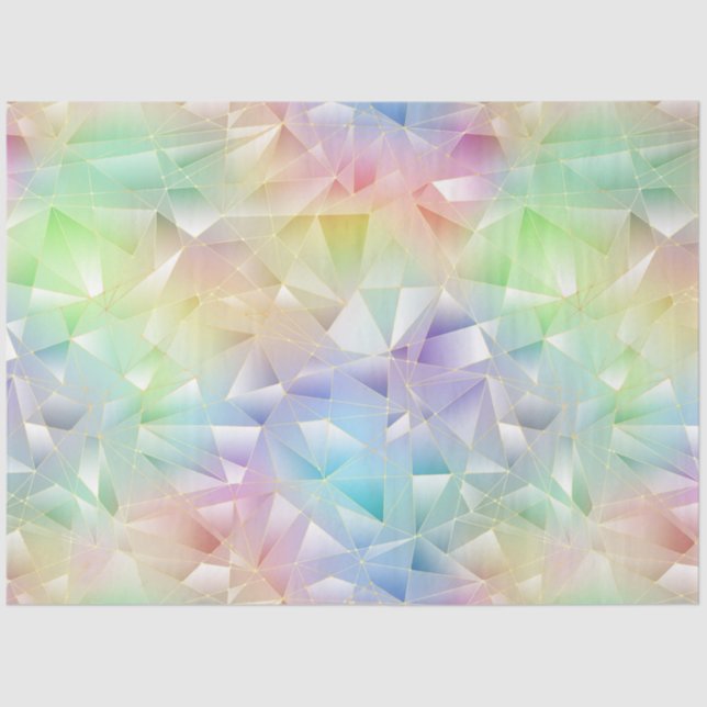 A Unicorn Crystal Series Design 7 Tissue Paper (Front)