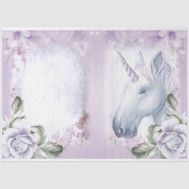 A Unicorn Fantasy Series Design 3 Tissue Paper (Front)