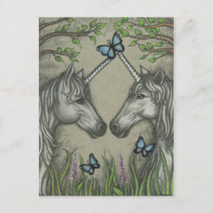 A Unicorn Greeting Postcard