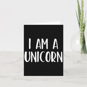A Unicorn Halloween Simple Costume Easy Funny Card