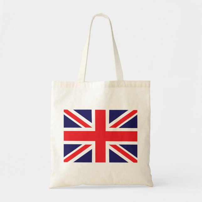 A Union Jack flag. Tote Bag (Front)