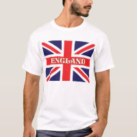 A Union Jack flag with England across it