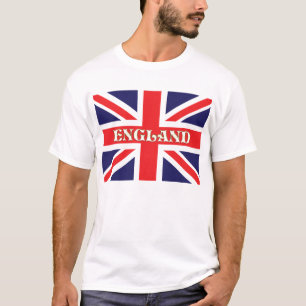 A Union Jack flag with England written on it T-Shirt