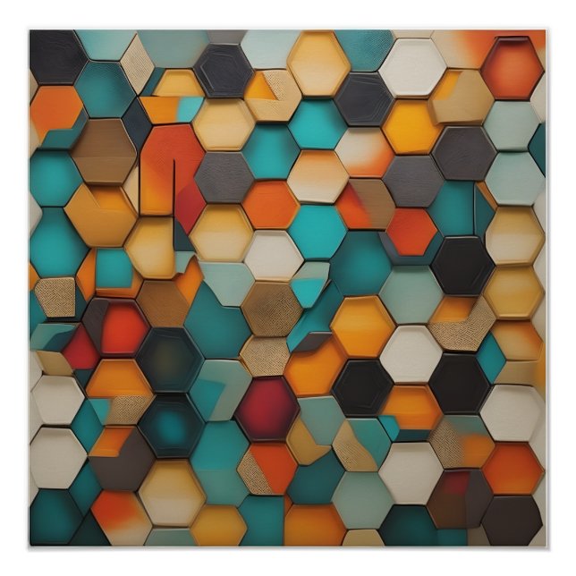 a unique and visually appealing wall decor art (Front)