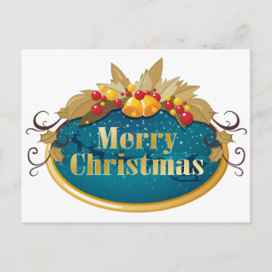 A unique christmas card template
