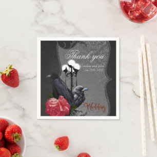 A unique  wedding napkin