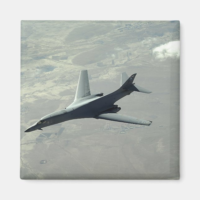 A US Air Force  B-1B Lancer on a combat patrol 2 Magnet (Front)