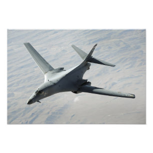 A US Air Force  B-1B Lancer on a combat patrol 2 Photo Print