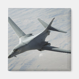 A US Air Force  B-1B Lancer on a combat patrol Magnet