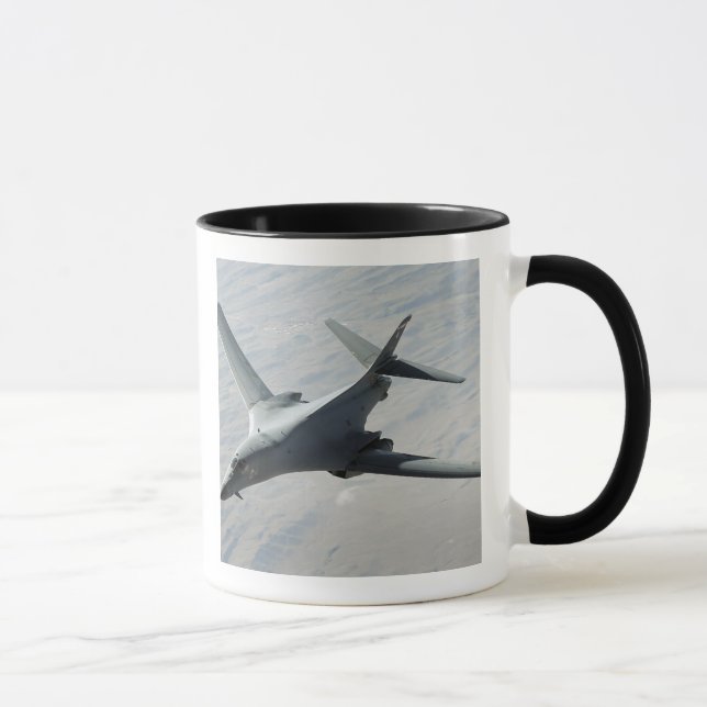 A US Air Force  B-1B Lancer on a combat patrol Mug (Right)