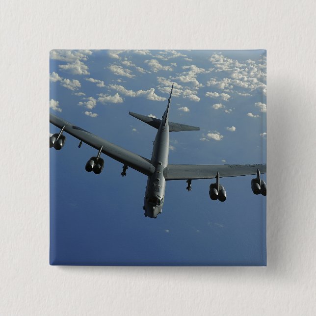 A US Air Force B-52 Stratofortress 15 Cm Square Badge (Front)