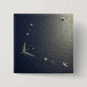 A US Air Force B-52 Stratofortress aircraft 15 Cm Square Badge