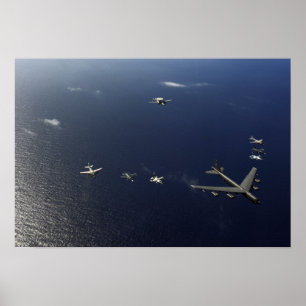 A US Air Force B-52 Stratofortress aircraft 2 Poster
