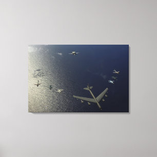 A US Air Force B-52 Stratofortress aircraft Canvas Print