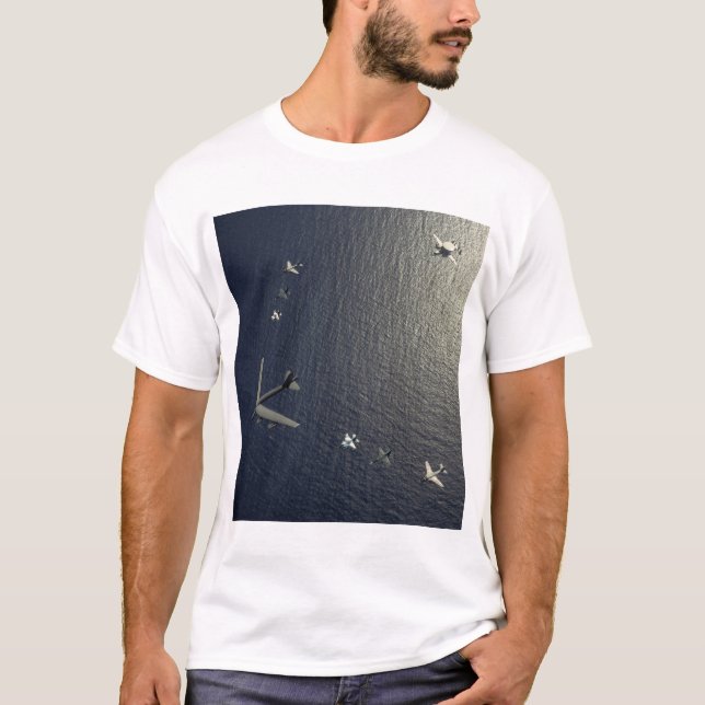A US Air Force B-52 Stratofortress aircraft T-Shirt (Front)