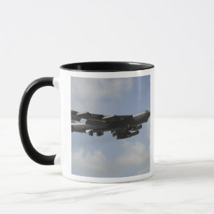A US Air Force B-52 Stratofortress in flight Mug