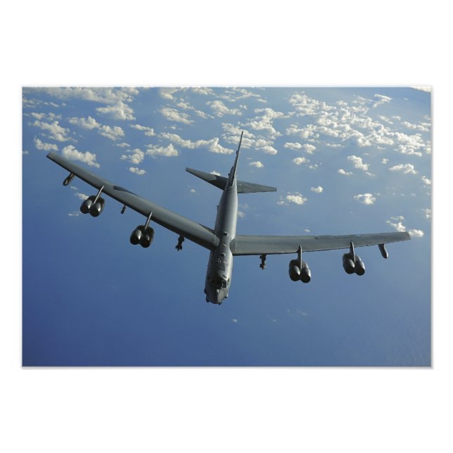 A US Air Force B-52 Stratofortress Photo Print (Front)