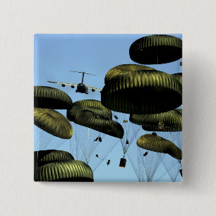 A US Air Force C-17 Globemaster III 15 Cm Square Badge