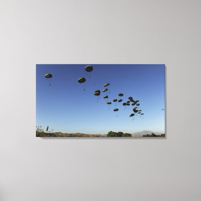 A US Air Force C-17 Globemaster III 2 Canvas Print (Front)