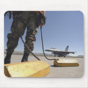 A US Air Force crew chief Mouse Mat