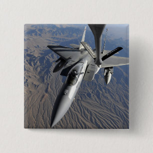 A US Air Force F-15 Eagle 15 Cm Square Badge