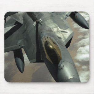 A US Air Force F-22 Raptor is refueled by a KC- Mouse Mat