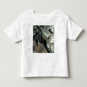 A US Air Force F-22 Raptor is refueled by a KC- Toddler T-Shirt