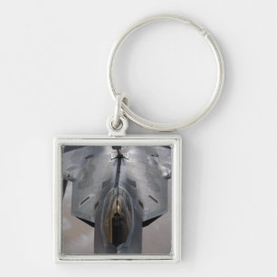 A US Air Force F-22 Raptor is refueled Key Ring