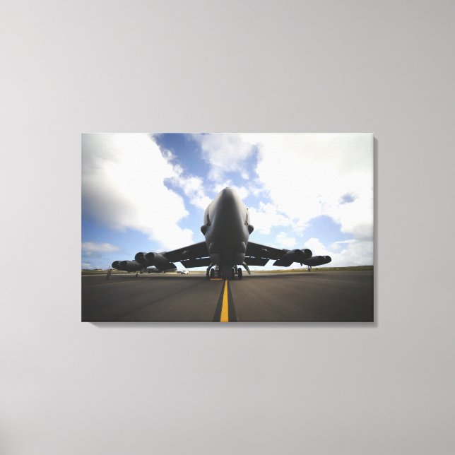 A US Air Force maintenance crew Canvas Print (Front)