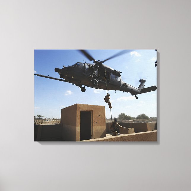 A US Air Force Pararescuemen Canvas Print (Front)