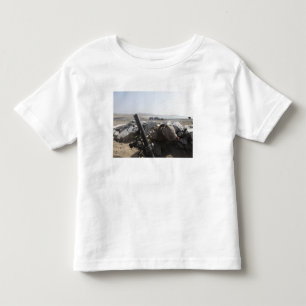 A US Marine fires a mortar in Salinas, Peru Toddler T-Shirt