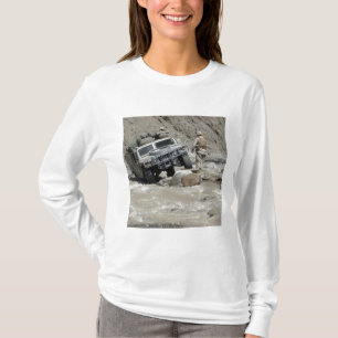 A US Marine guiding the driver of a Humvee T-Shirt