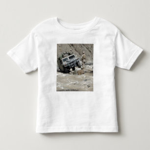 A US Marine guiding the driver of a Humvee Toddler T-Shirt