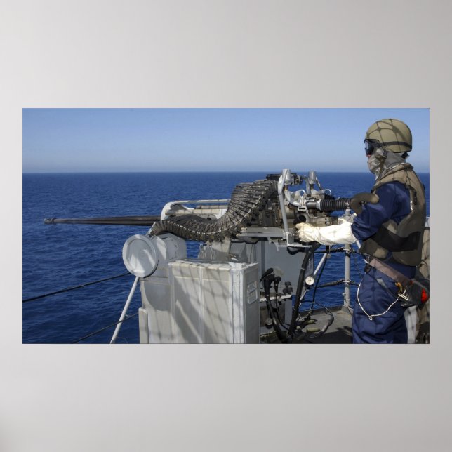 A US Navy Gunner's Mate Poster (Front)