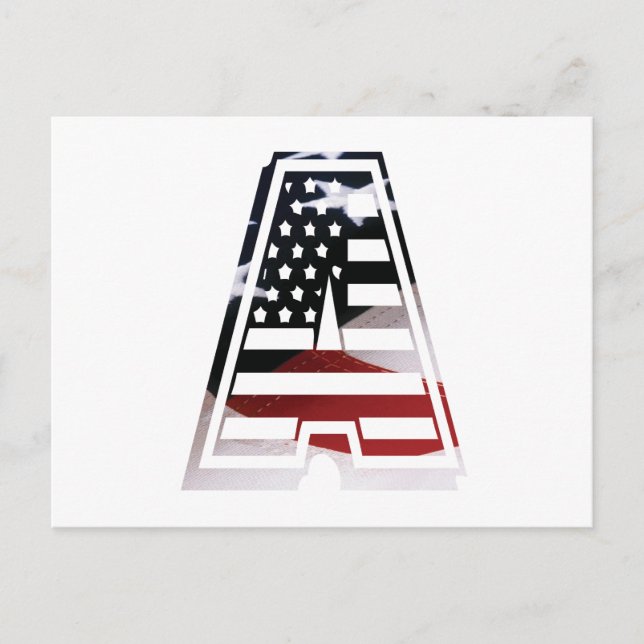 A USA script fab cool Postcard (Front)