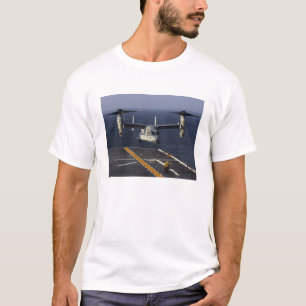 A V-22 Osprey aircraft prepares to land T-Shirt