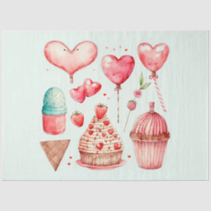A Valentine Clipart Series Design 8 Tissue Paper