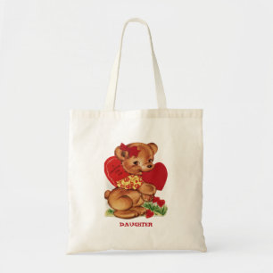 A Valentine for You Daughter Budget Tote Bag