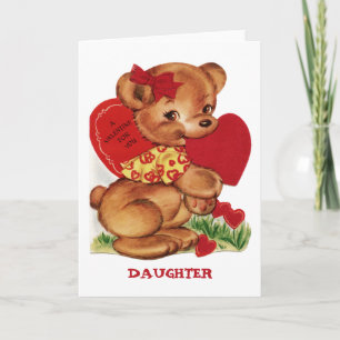 A Valentine for You Daughter Greeting Card