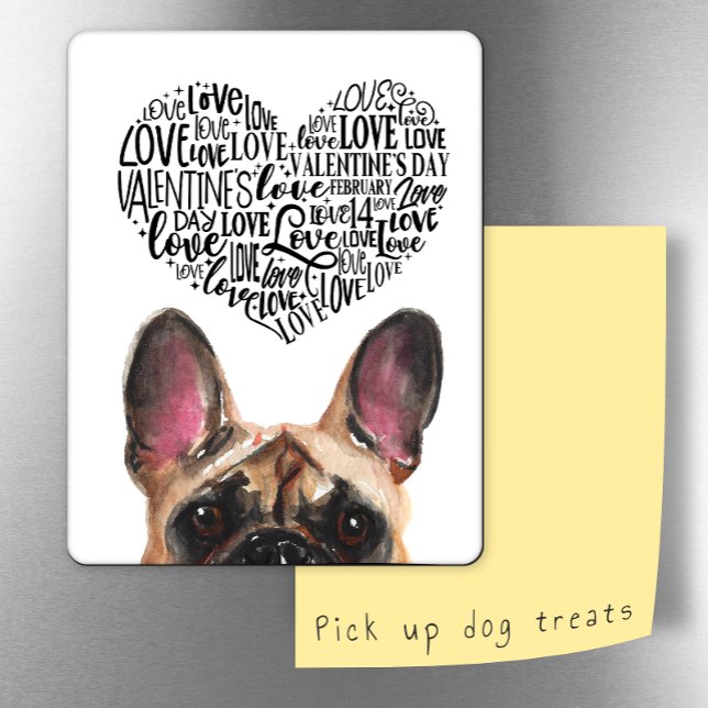 A Valentine from your French Bulldog Magnet (Creator Uploaded)