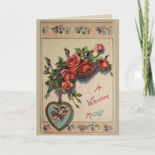A Valentine Message Greeting Card