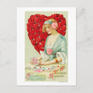A Valentine Reminder Holiday Postcard